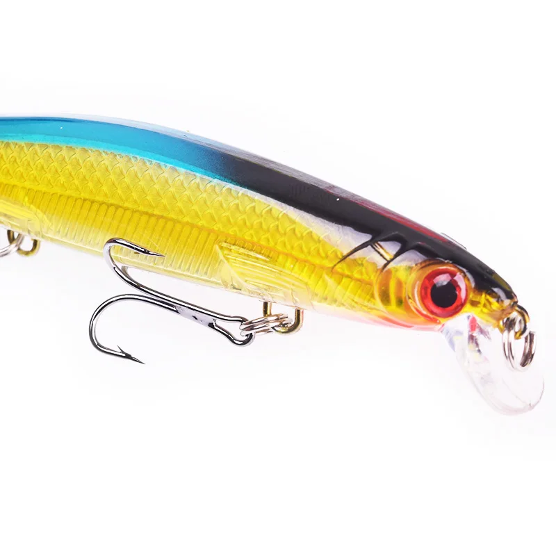 Proleurre опускается на дно Пластик твердая приманка в виде мелкой рыбы высоком