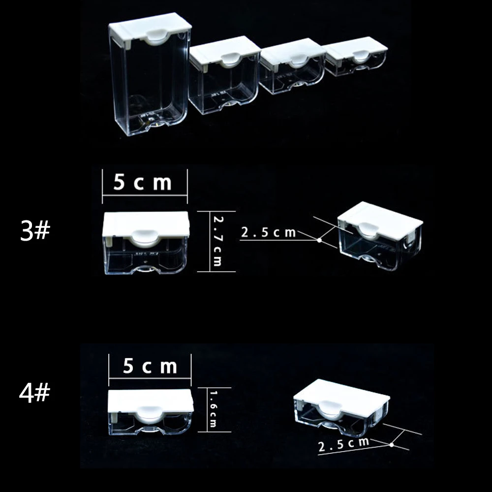 AZQSD-Caja de almacenamiento de accesorios de pintura con diamantes, contenedores transparentes para guardar teselas de mosaico para cuadro o bordado y otros accesorios de joyer&iacute;a-4