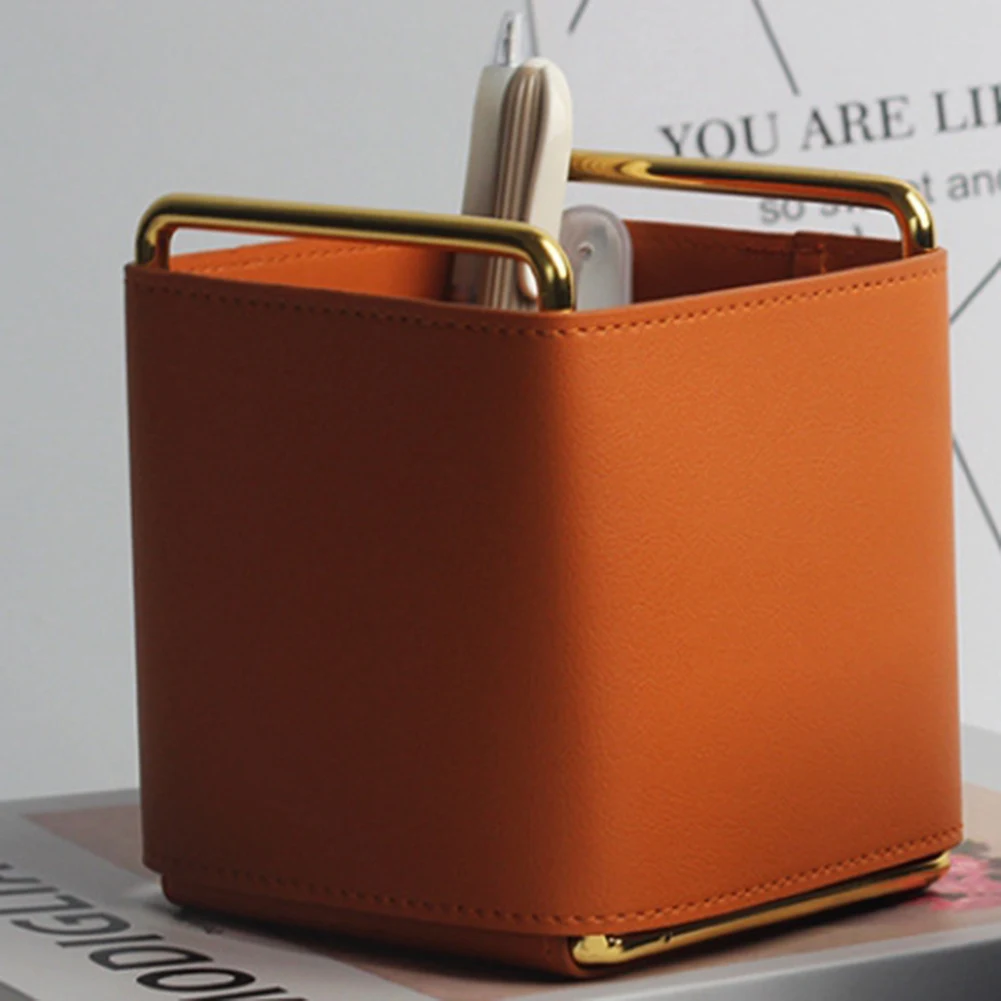 

Metal Storage Tray PU Leather Rectangle Jewelry Display Plate Cosmetic Organizer Tea Coffee Tray Desktop Decor