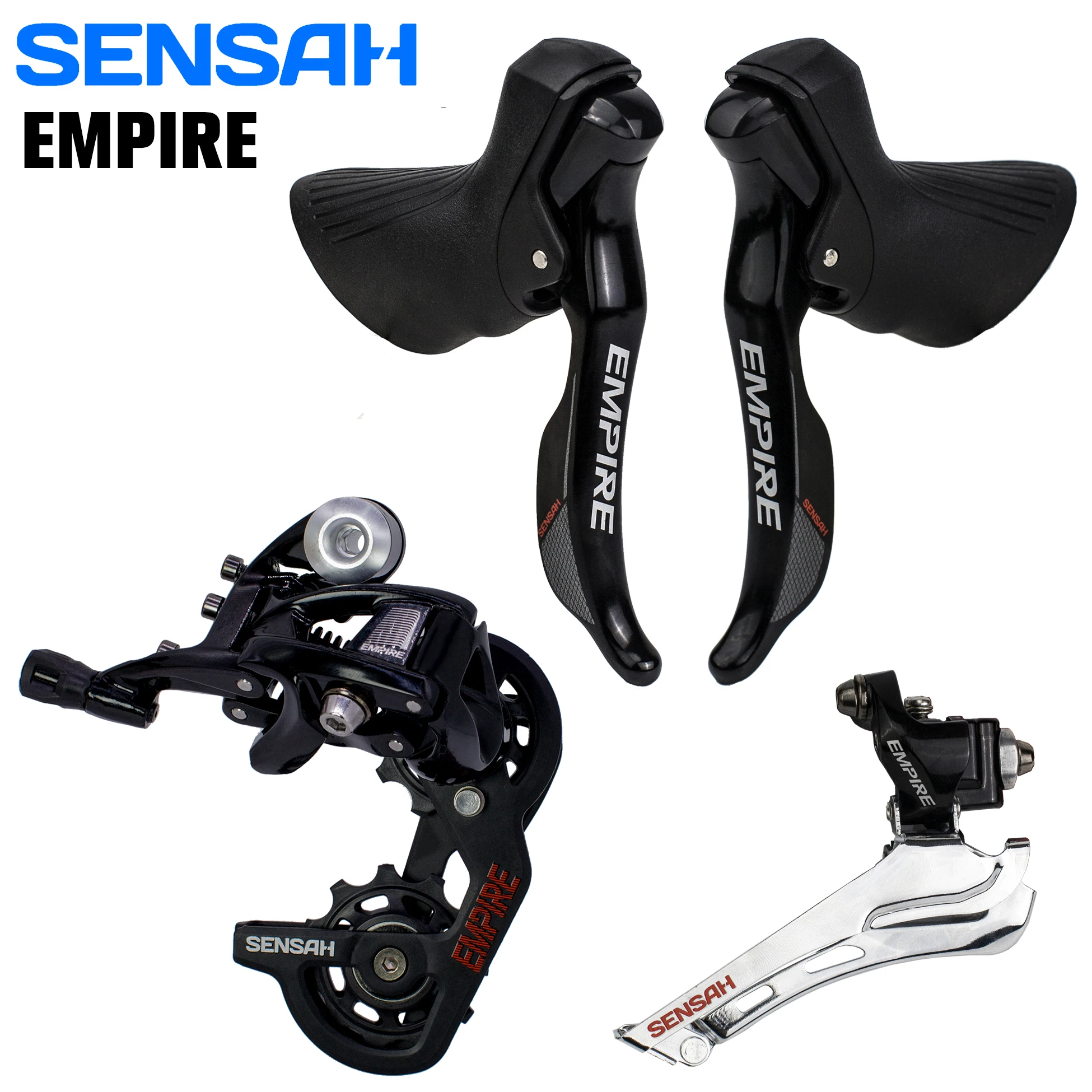 2x1 скоростной велосипедный групповой набор SENSAH EMPIRE PRO 22s дорожный переключатели передач велосипеда рычажный задний переключатель передач 11 скоростной переключатель для велосипедов Запчасти - изображение