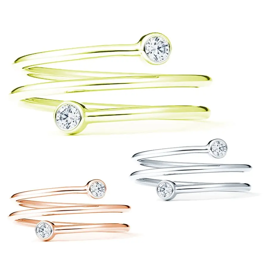 

Высококачественное изысканное и простое женское кольцо из циркония, трехрядное кольцо, S925, подарок для пары, роскошный оригинальный бренд,