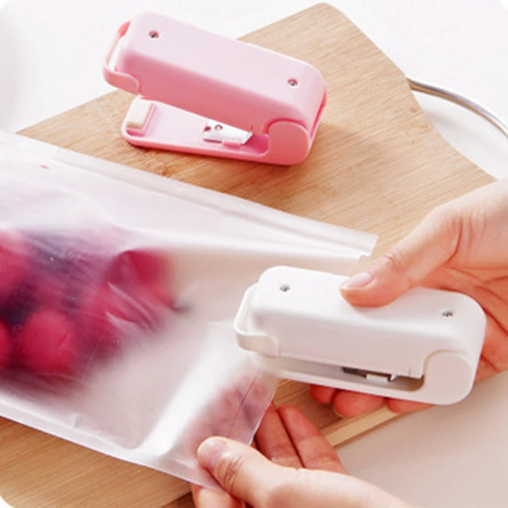 

Portable Heat Sealer Capper Food Storage Sealing Bag Clip Kitchen Mini Machine