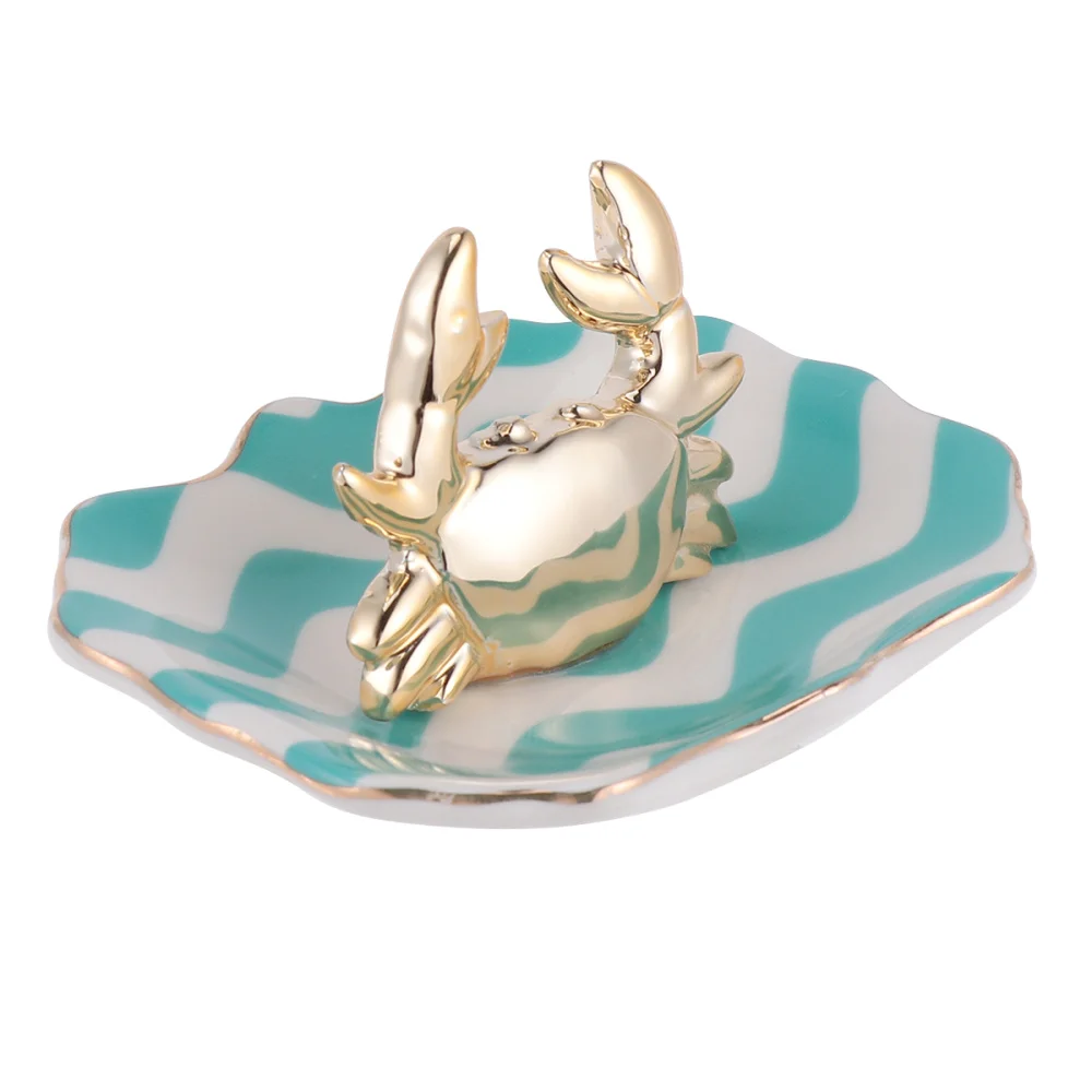 Модные ювелирные изделия пластины керамические кольца держатель Простые