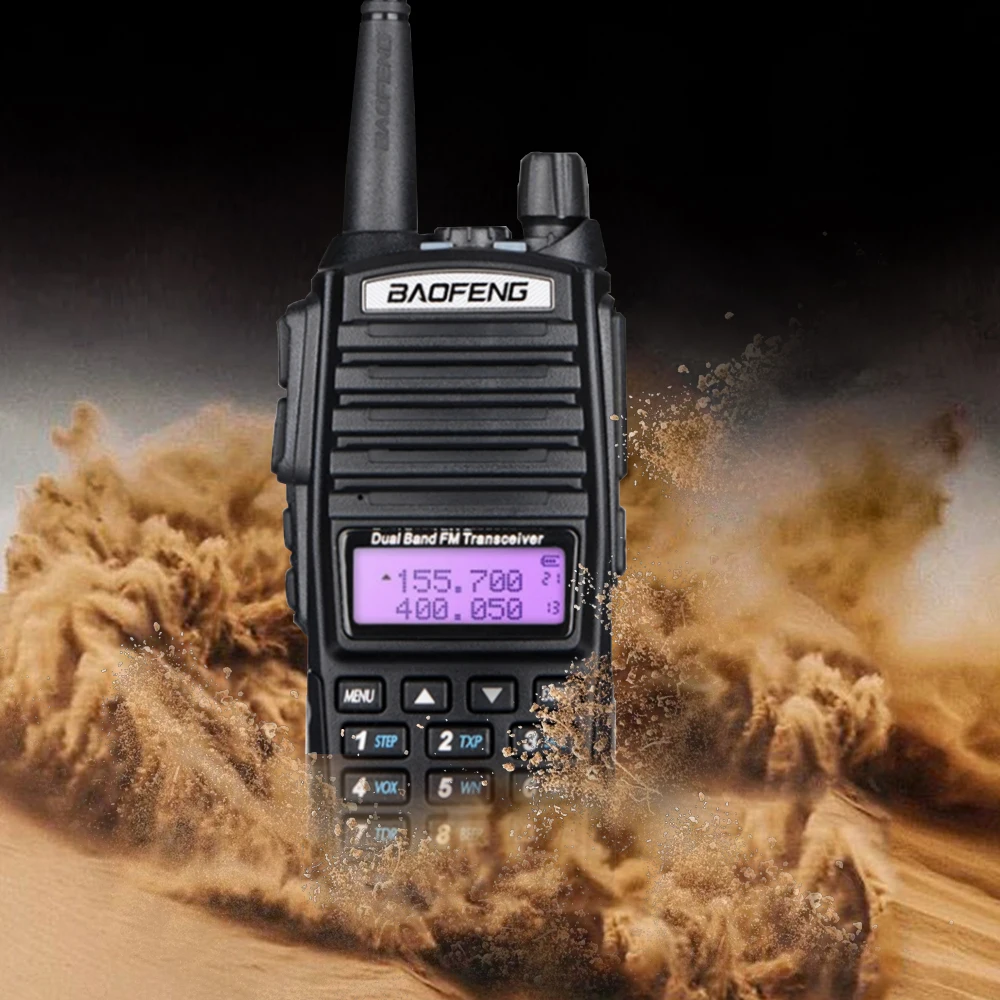 Baofeng двухстороннее радио UV-82 рация 8 Вт 128 канал двухдиапазонный УКВ 136-174 МГц 400-520 МГц Портативный Baofeng UV82 радиоприемник