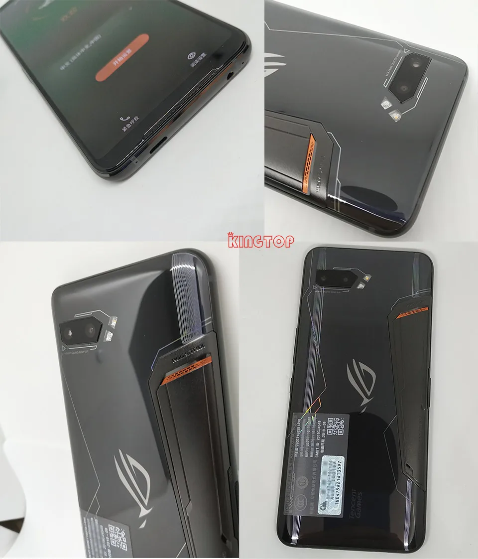 Мобильный телефон ASUS ROG Phone 2 с глобальной прошивкой 6,59 ”8G 128G Snapdragon 855 Plus 2,96 Ghz 48MP Android 9 6000mAh NFC игровой телефон