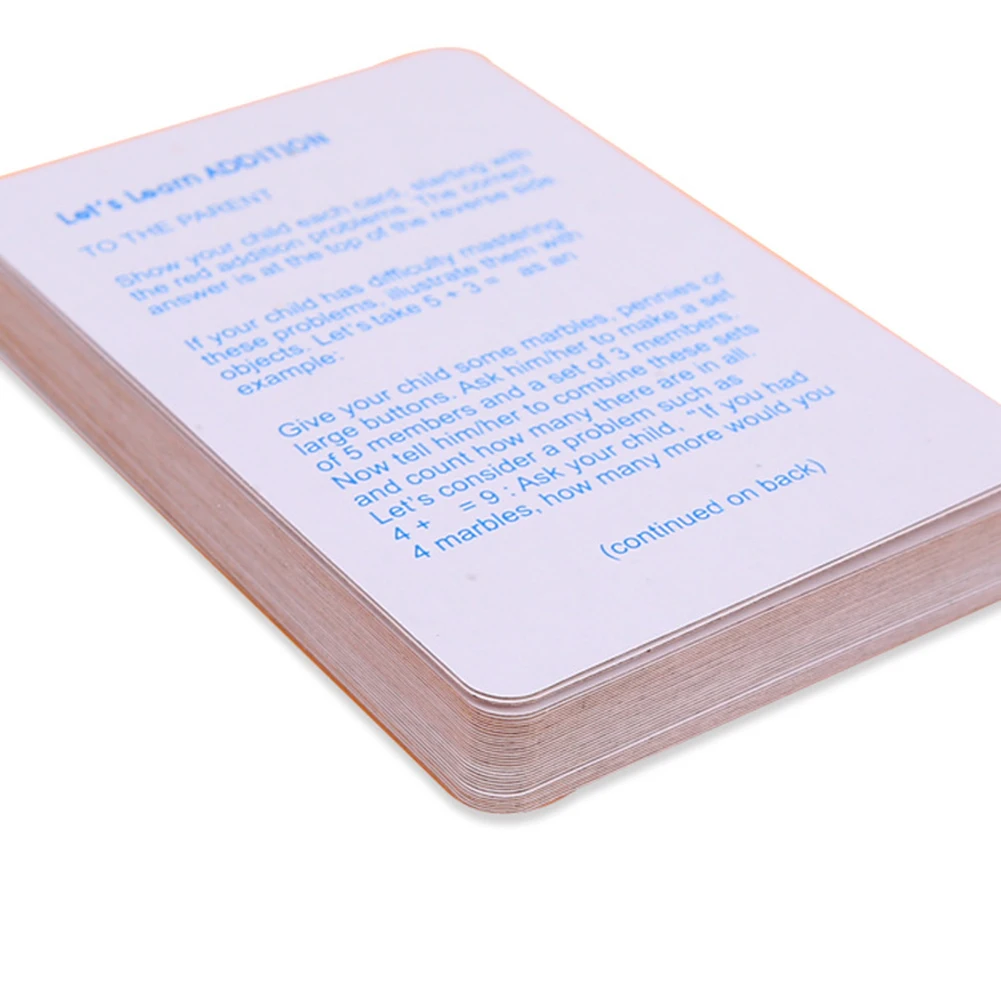 

Division Addition Operation Flashcard Math Learning Education Kids Toy Improve children's arithmetic skills Teaching supplies