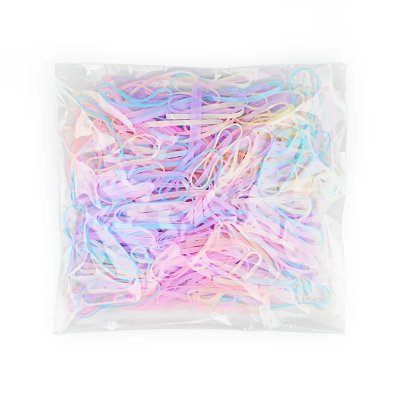 200/1000 шт./упаковка Детские эластичные резинки для волос|Аксессуары волос девочек|