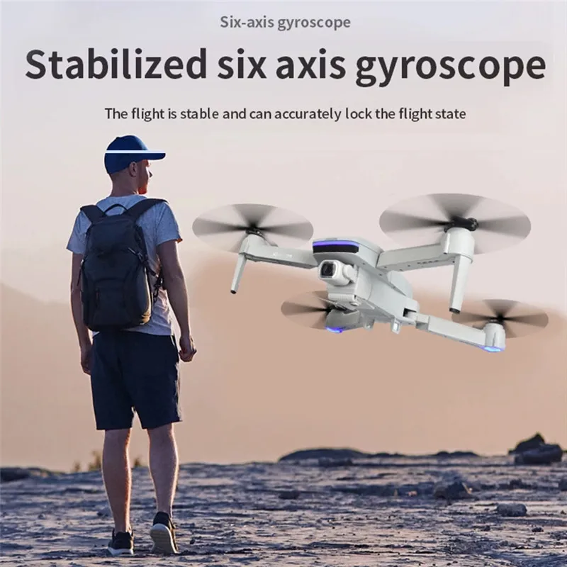 

5G Dual Antenna Drone 4K/1080P HD Wide Angle Camera GPS 4K WiFi Live Video FPV Foldable Altitude Hold Durable RC Drone Toy
