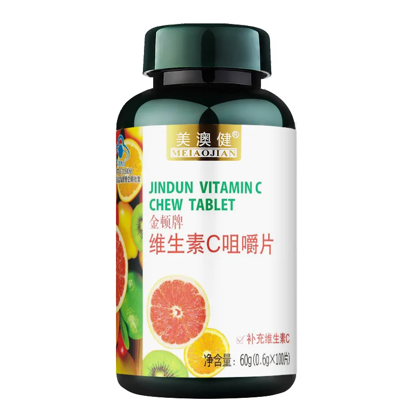 

Meiaojian Brand Vitamin C Chewable Tablets Tablets Chain 0.6 G/tablet * 100 24 Months Cfda