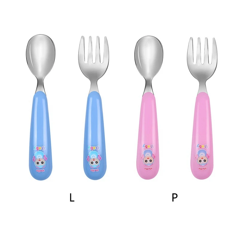Милые детские столовые приборы для малышей милые с героями мультфильмов
