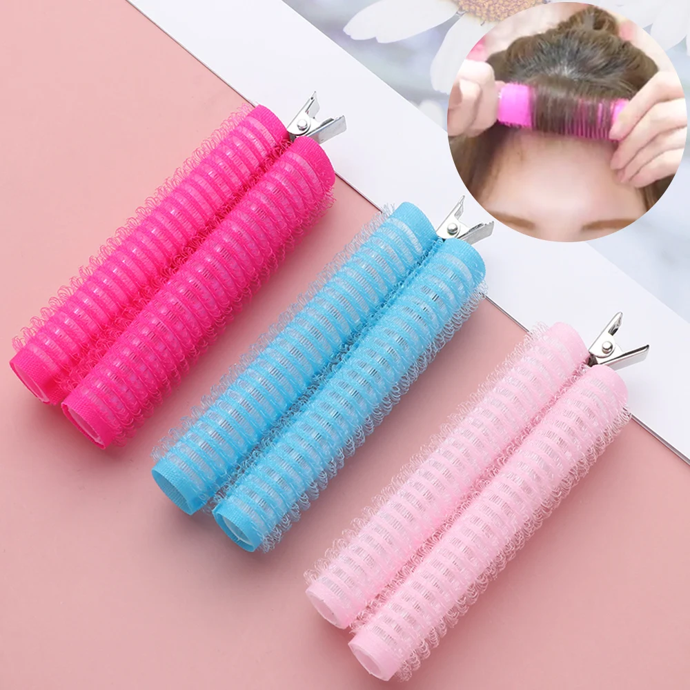 

1PC Women Bangs Wave Hair Roller Natural Fluffy Curly Hair Self Grip Volume Hair Root Bangs Hair Styling Clip Hair Accessories