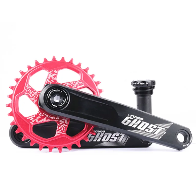 FOVNO Direct Mounted Crankset Mountain Bike With Bottom Bracket For MTB Bike Crank 170mm 175mm With 3mm 6mm Offset Deckas Crown