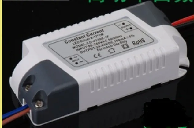 

1pcs resell New (13-20) x 1W LED driver 13W 14W 15W 16W 20W Constant Current drivers AC90V-260V to DC 40-70V 300mA