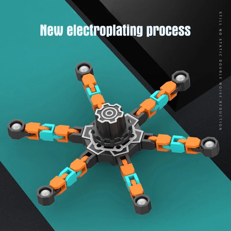 

Новейшие игрушки-Гироскопы для пальцев, антистрессовые сенсорные Пальцы для детей, деформируемые деформационные настольные игрушки-Гирос...