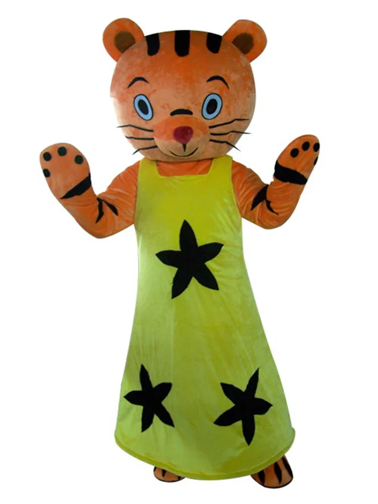 

Hot Sale Classic Version star dress Tiger Mascot Costume Adult Halloween Birthday party cartoon Apparel Cosplay Costumes