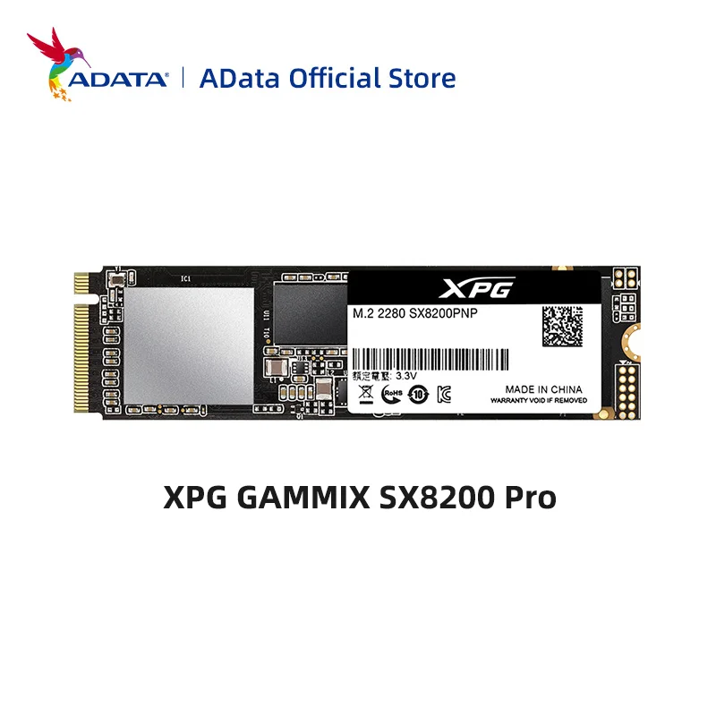 

ADATA XPG SX8200 PRO S11 PRO PCIE GEN3X4 M.2 2280 SOLID STATE DRIVE 1TB SSD For Laptop Desktop Hard Disk PC