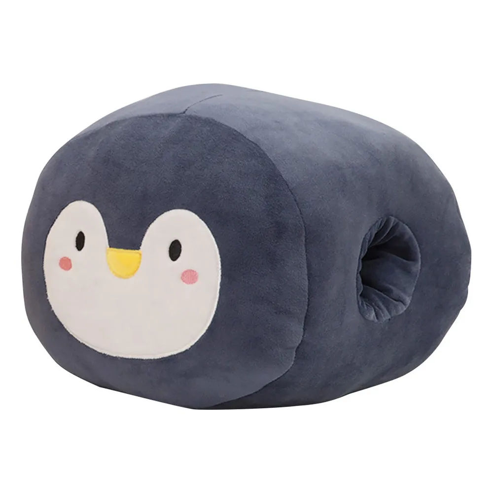 Зимняя плюшевая грелка для рук теплые мягкие животные подушка мультяшная милый