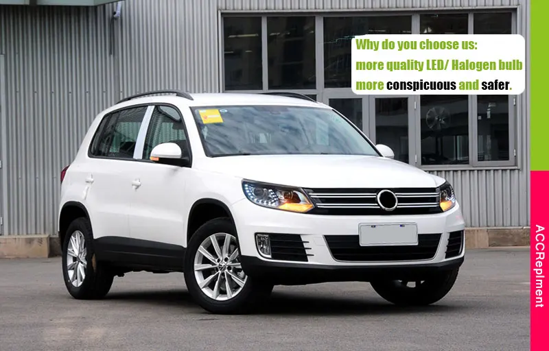 Авто PRO 2013-15 для vw tiguan фары для автомобиля Стайлинг Q5 bi xenon объектив СВЕТОДИОДНЫЙ DRL14 высокая яркость светодиодный Ксенон H7 светодиодный для парковки