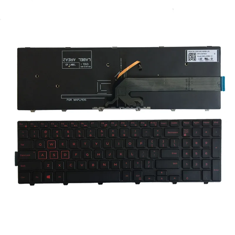 Клавиатура с подсветкой для ноутбуков DELL Inspiron 15 3551 3552 3541 3543 3542 3559 3565 3567 3558 3546 3549 |
