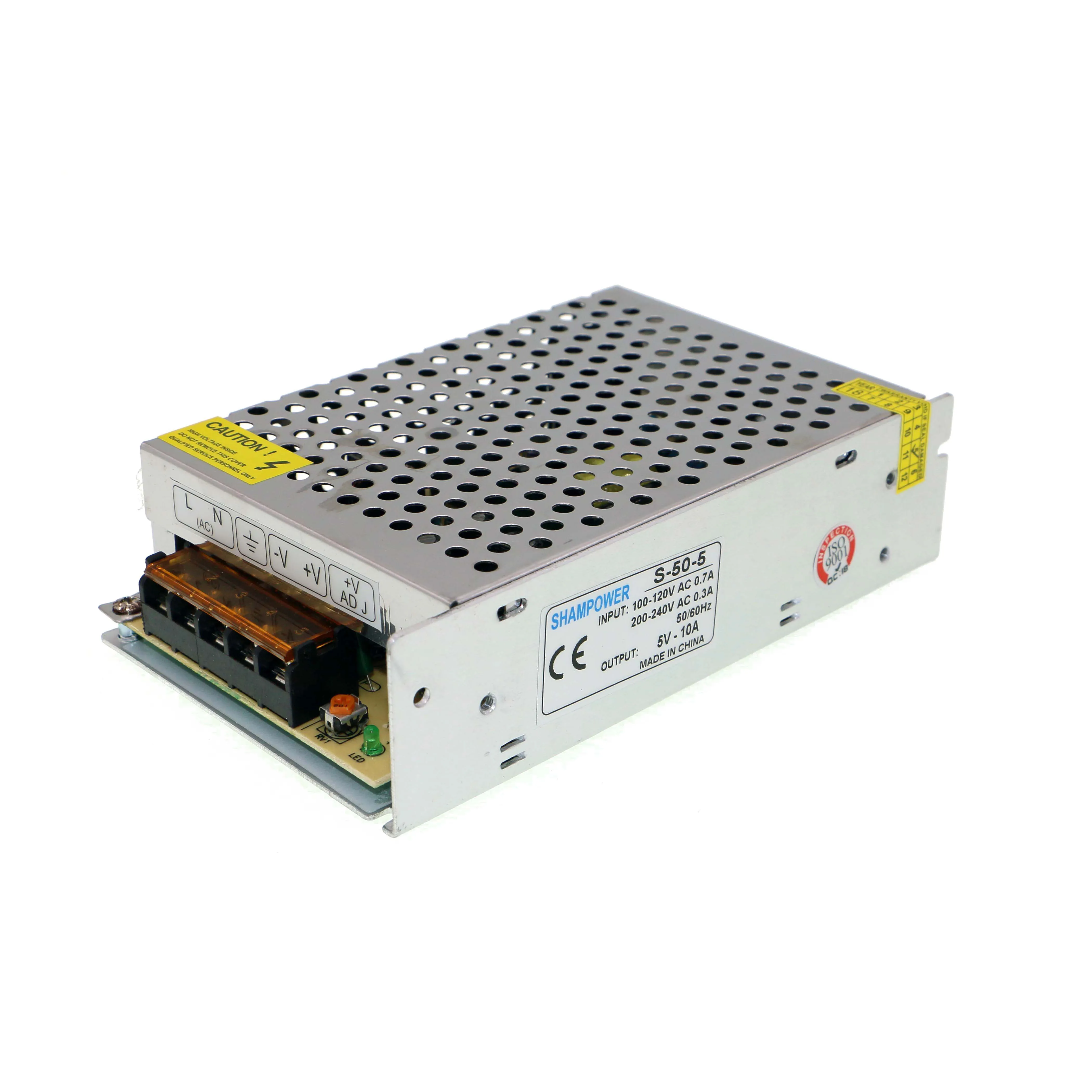 5V 10A 50W Фиктивные Мощность переключение Питание AC110V/220 V постоянного тока до DC5V2A 10A 20A 30A 40A 60A 10W 50W 100W 150W 200W 300W светодиодный дисплей Мощность адаптер - Цвет: 5V 10A 50W