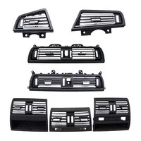LHD RHD Front Left Right Rear AC Conditioner Chromed Air Vent Grille Cover For BMW 5 Series F10 F11 F18 520i 523i 525i 528i 535i