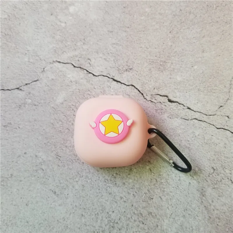 

Мультяшный чехол для наушников Samsung Galaxy Buds Live 2020, противоударный силиконовый защитный чехол для беспроводной гарнитуры, аксессуар для наушн...