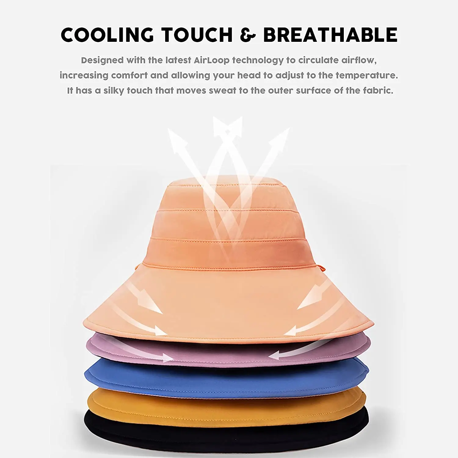 Шляпа от солнца Двусторонняя женская шелковая Панама сертифицированная UPF 50 + с