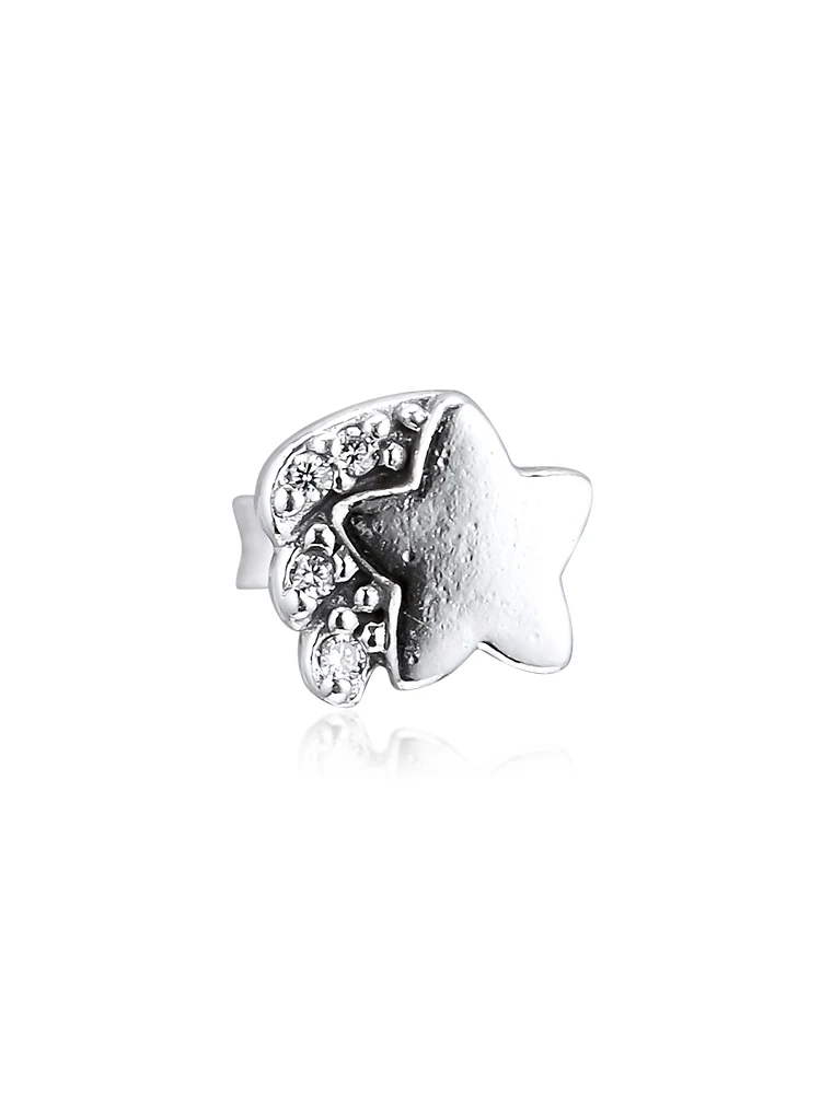 Signature Me My Shooting Star одиночные серьги гвоздики 100% 925 пробы серебро ювелирные изделия