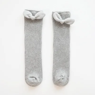 

Children Middle Tube Socks Gold Ribbon Girl'S Socks Newborn Knee High Socks Bowknot Princess Socks Baby Antiskid Socks Stockings