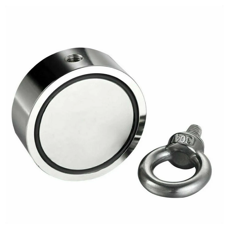 магнит двухсторонний 200/300 кг портативный высококачественный для рыбалка отдыха