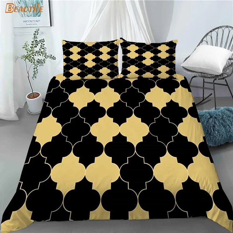 Juego de cama con estampado de cebra y ondas abstractas, funda de edred&oacute;n, 2 fundas de almohada, tela de poli&eacute;ster, para familia y ni&ntilde;o, 1009-5