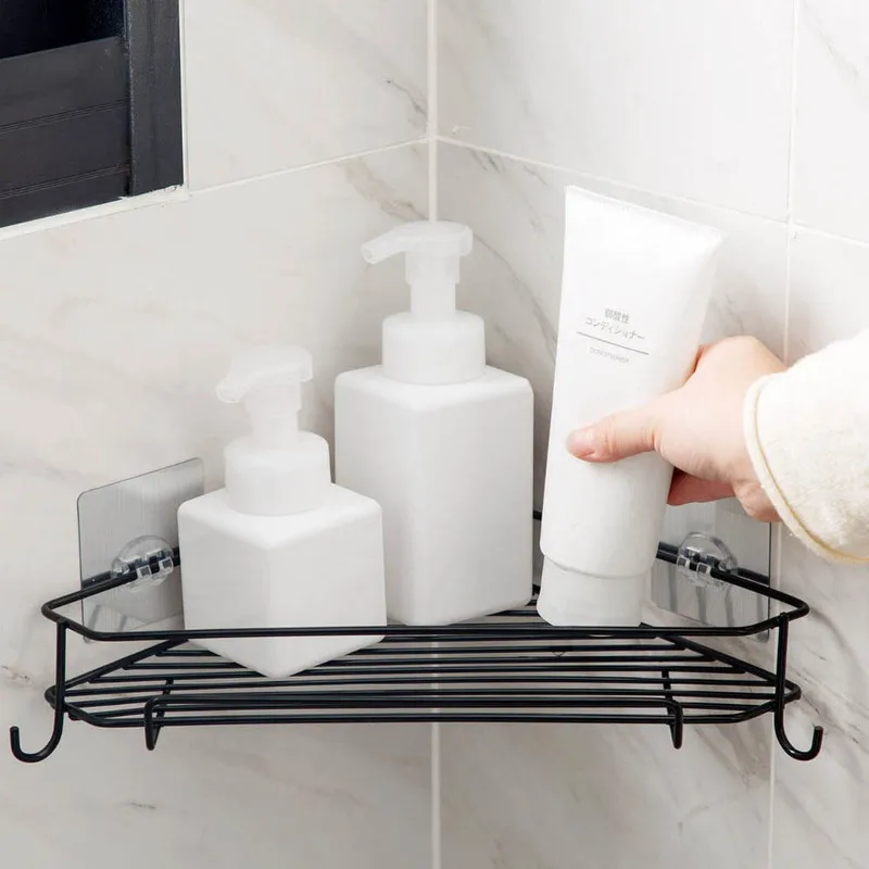 Аксессуары для ванной угловая полка аксессуары кованая железная стойка хранения