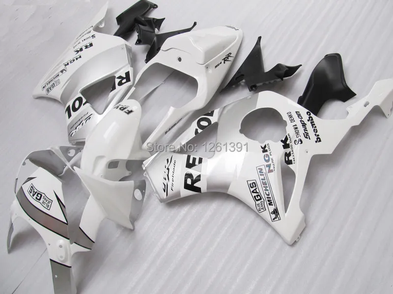 Аксессуары для HONDA CBR900RR 954 02 03 CBR 900RR 2002 2003 CBR954 954RR Обтекатели из белого серебра |