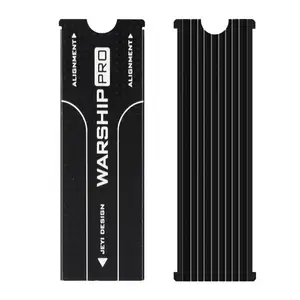 Радиатор NVME NGFF M.2, алюминиевый лист, теплопроводность, Кремниевая пластина, Охлаждающий радиатор военного корабля, 2280 м, 2