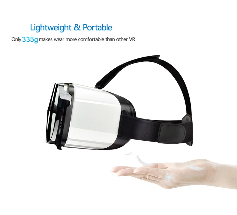 120 FOV VR Очки виртуальной реальности удаленный 3D Android картон VR 3D гарнитура стерео шлем коробка для смартфонов 4,5-6,3 дюймов