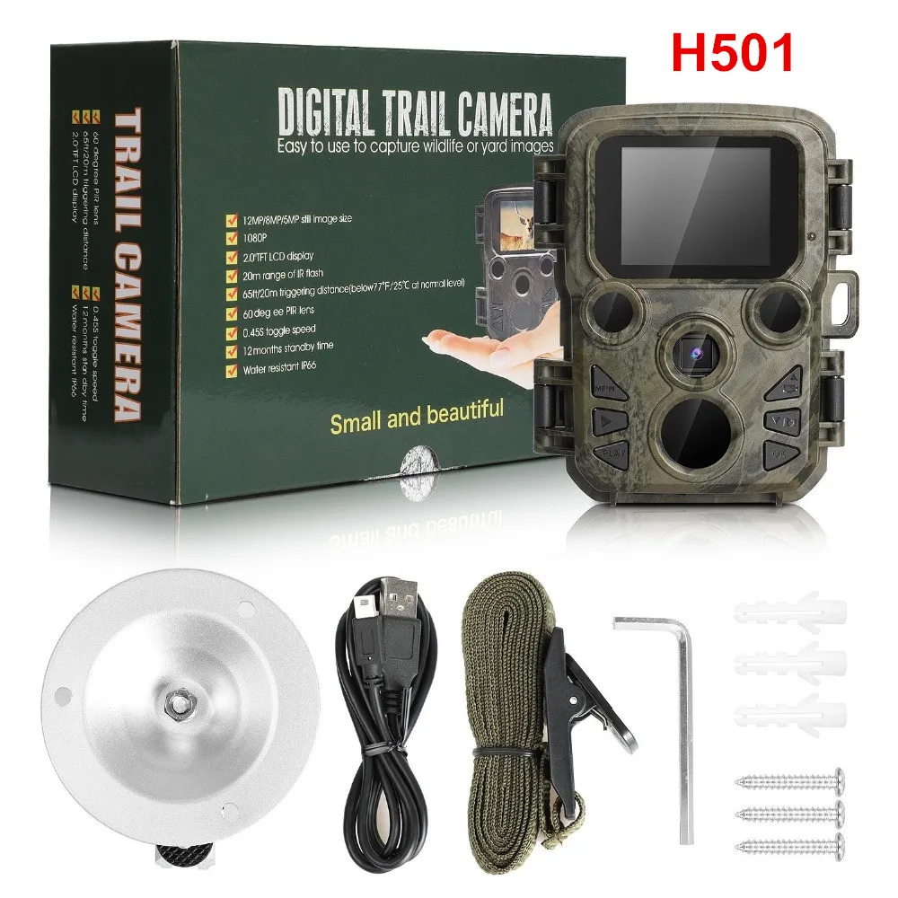 Мини-Trail Камера chasse 16MP 1080P охоты ловушка 0 45 s движения дикой природы Поддержка