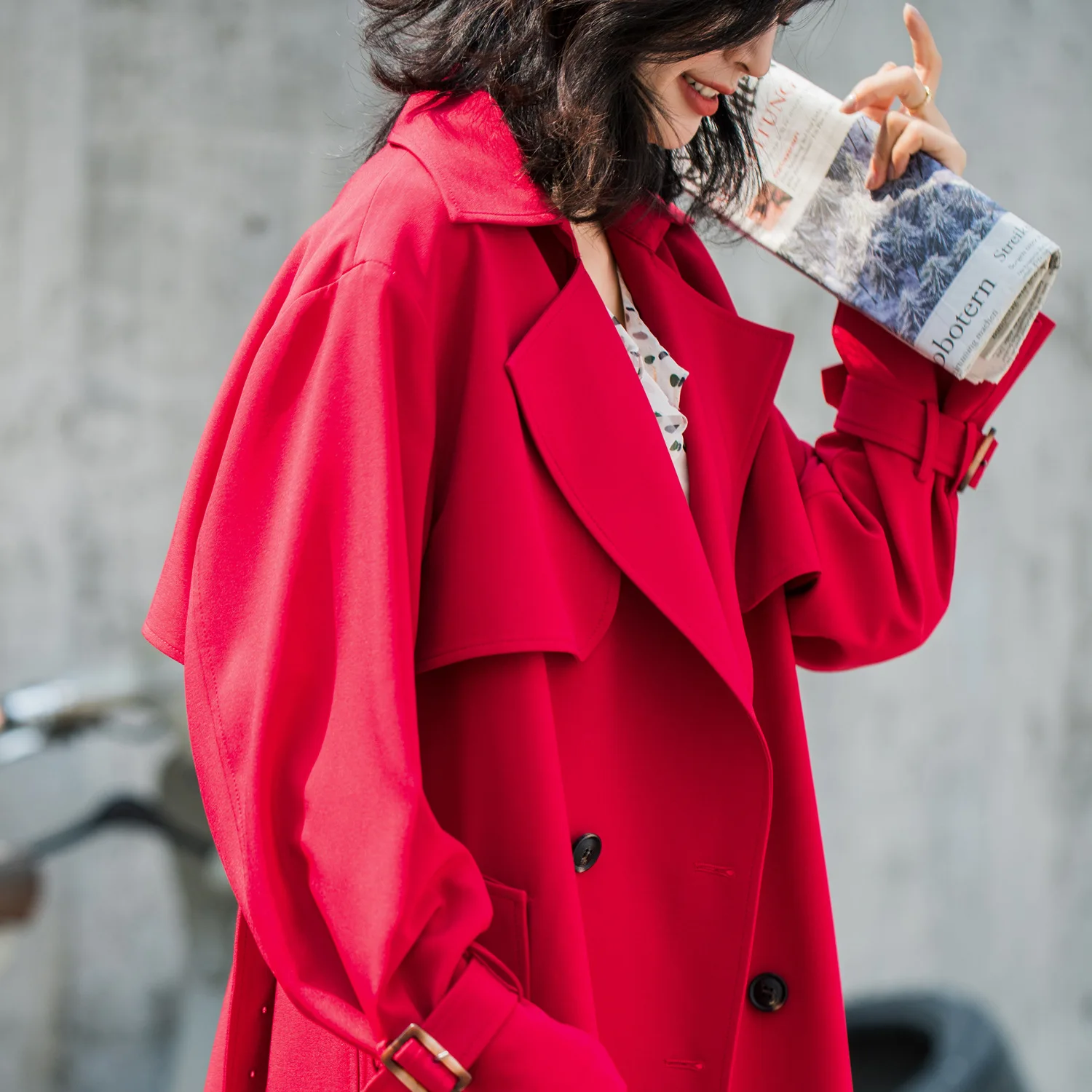 

Весенняя женская одежда, новинка 2020, модная темпераментная универсальная модель средней длины