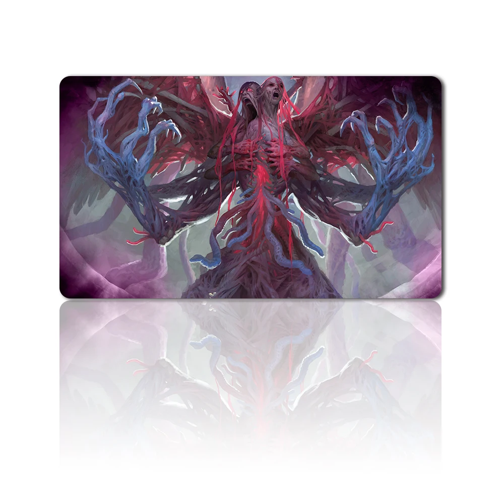 

Board Game TCG Playmat Table Mats Size 60X35cm Mousepad Compatible for CCG RPG MTG Playmat - BRISELA, VOICE OF NIGHTMARES