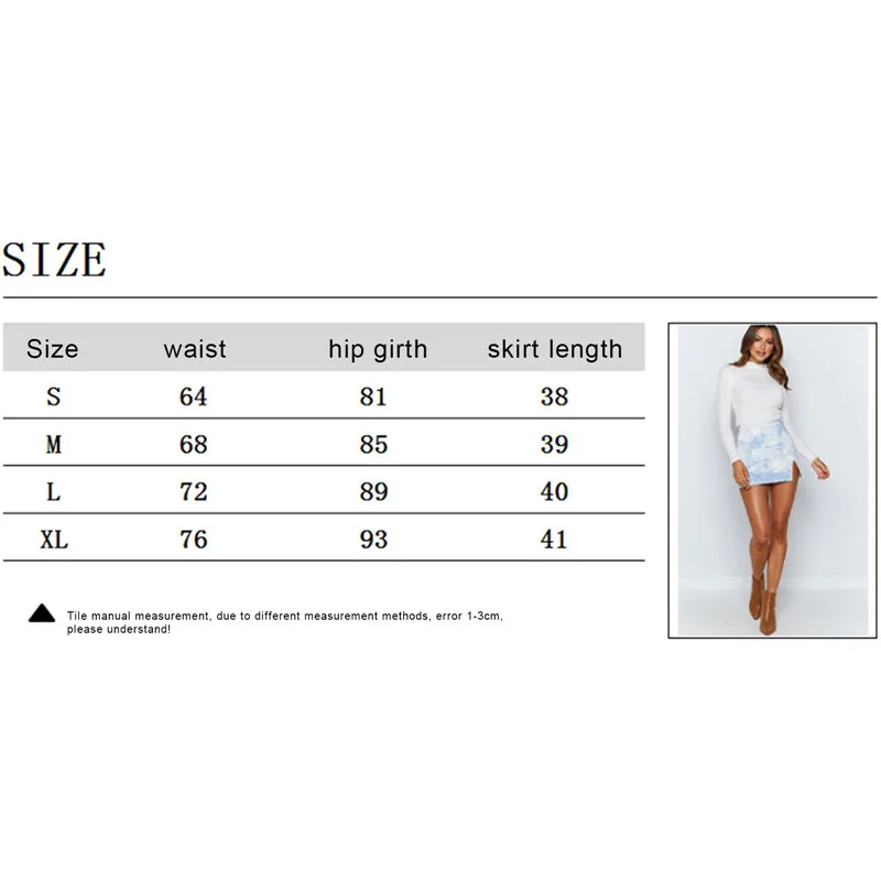 

Women Tie Dye Print Slim Bodycon Pencil Skirt Female Summer Fashion High Waist Above Knee Split Mini Skirt Party Holiday Skirts