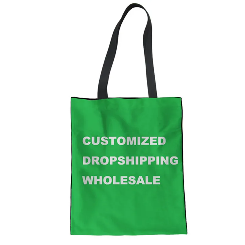 Женская сумка для покупок на плечо с объемным принтом| |