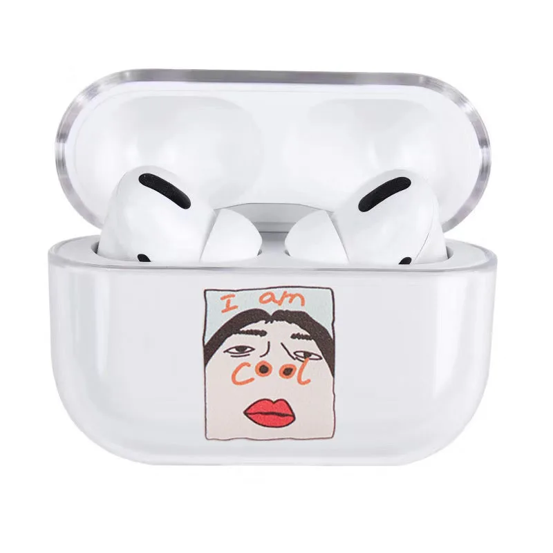 for AirPods pro 11 Милые, Мультяшные, прозрачные чехол для AirPods pro Чехол Bluetooth наушники защитный жесткий чехол для Air pods 2 3 чехол для зарядки - Цвет: for AirPods pro 11