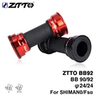 ZTTO велосипедный Нижний Кронштейн BB92 BB90 BB86 MTB шоссейный горный велосипед поджимные нижние кронштейны для частей 24 мм шатуны цепи