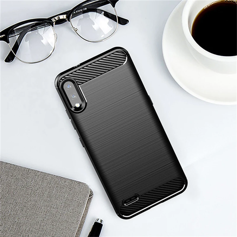 

For LG K22 Case Rubber Bumper Silicone Carbon Fiber Cover For LG K22 Phone Case For LG K22 Plus K92 K62 K52 Q92 K62 Q52 K61 Case