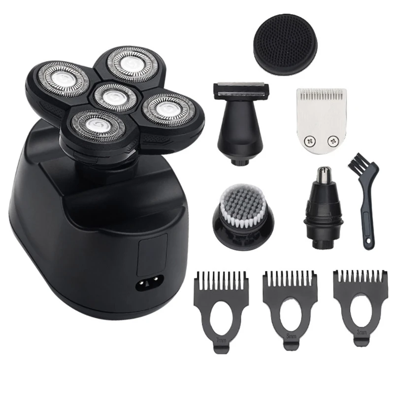 

6 in 1 Electric Shavers for Men Bald Head Razors Rechargeable Cordless Trimmer