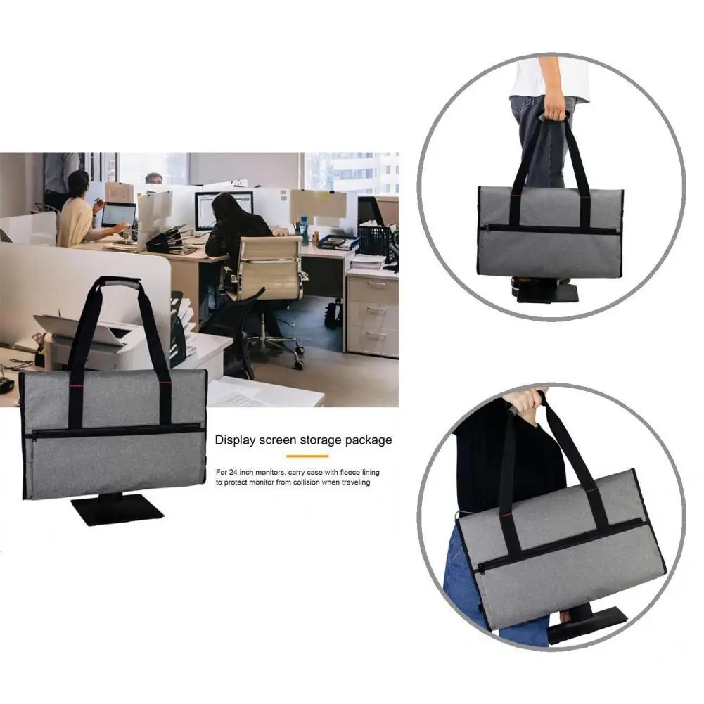 

Уникальная водонепроницаемая сумка для переноски экрана с боковым карманом чехол для монитора противоскользящая ручка защита от износа