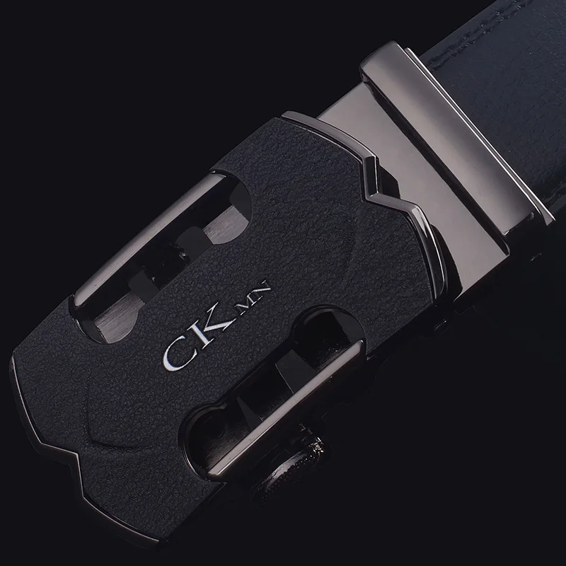 Matte Automatic Buckle Man Belts Genuine Leather Men's Belt Cow Designer Fashion  Leather High Quality Brand For Luxury Men