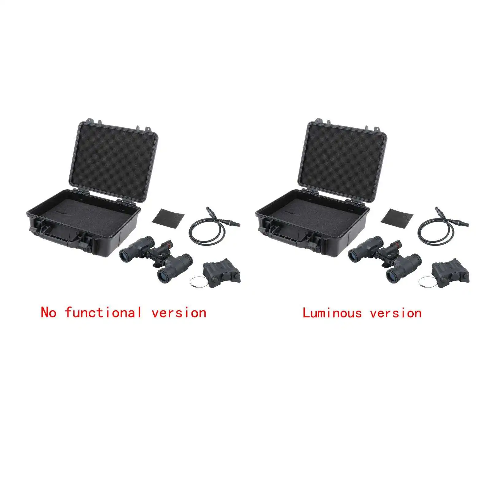 

Dummy Model Binocular AN Pvs31 Nvg Night Seeing Nylon High Strength Goggle with Storage Box Black Glasses Model Hunting