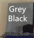 Grey With Black SC2 большой шарф Зимний вязаный пончо женский однотонный дизайнерский плащ женский длинный рукав летучая мышь пальто винтажная шаль - Цвет: Grey With Black