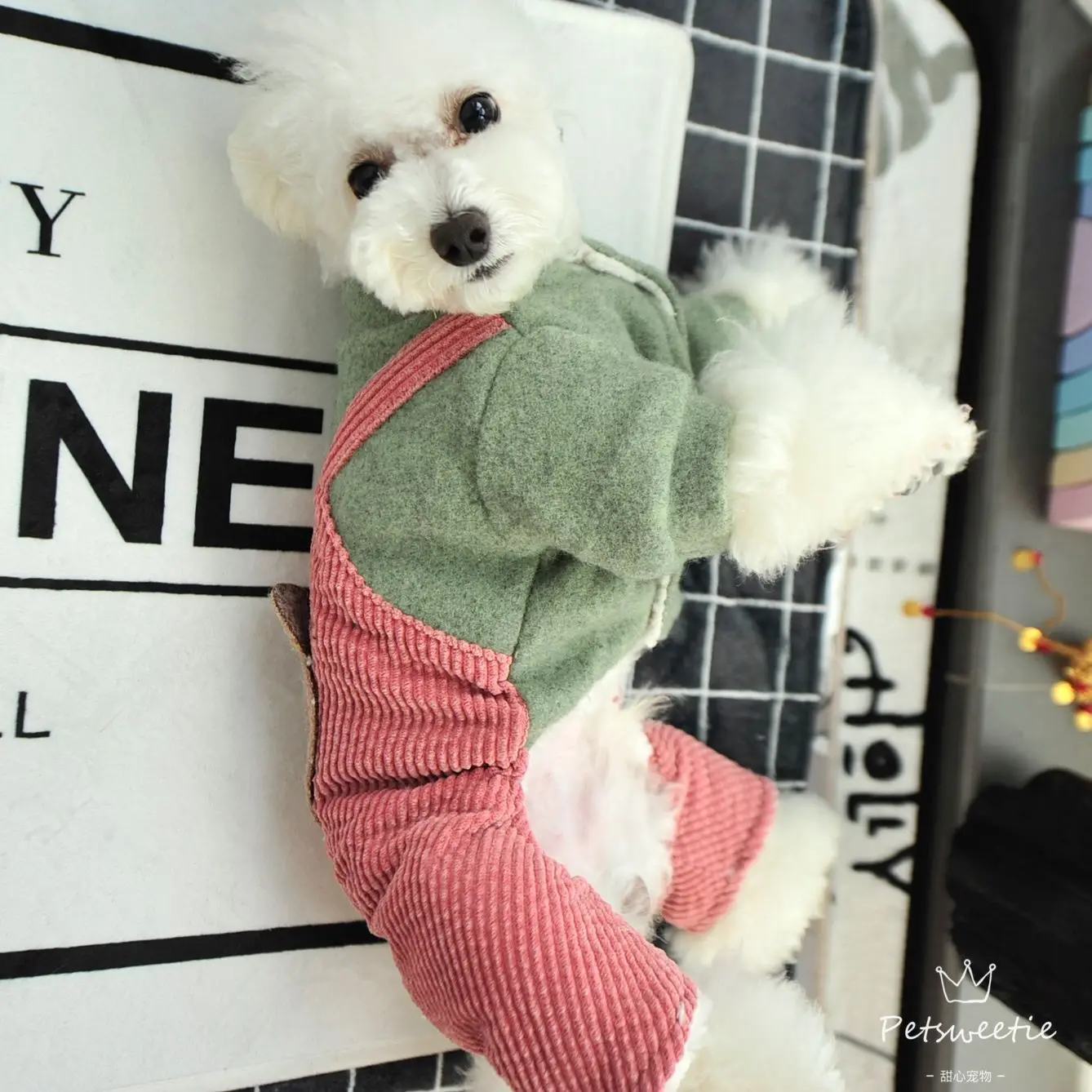 Флисовые толстые розовые парки для собак зимняя одежда домашних животных Bichon Shih