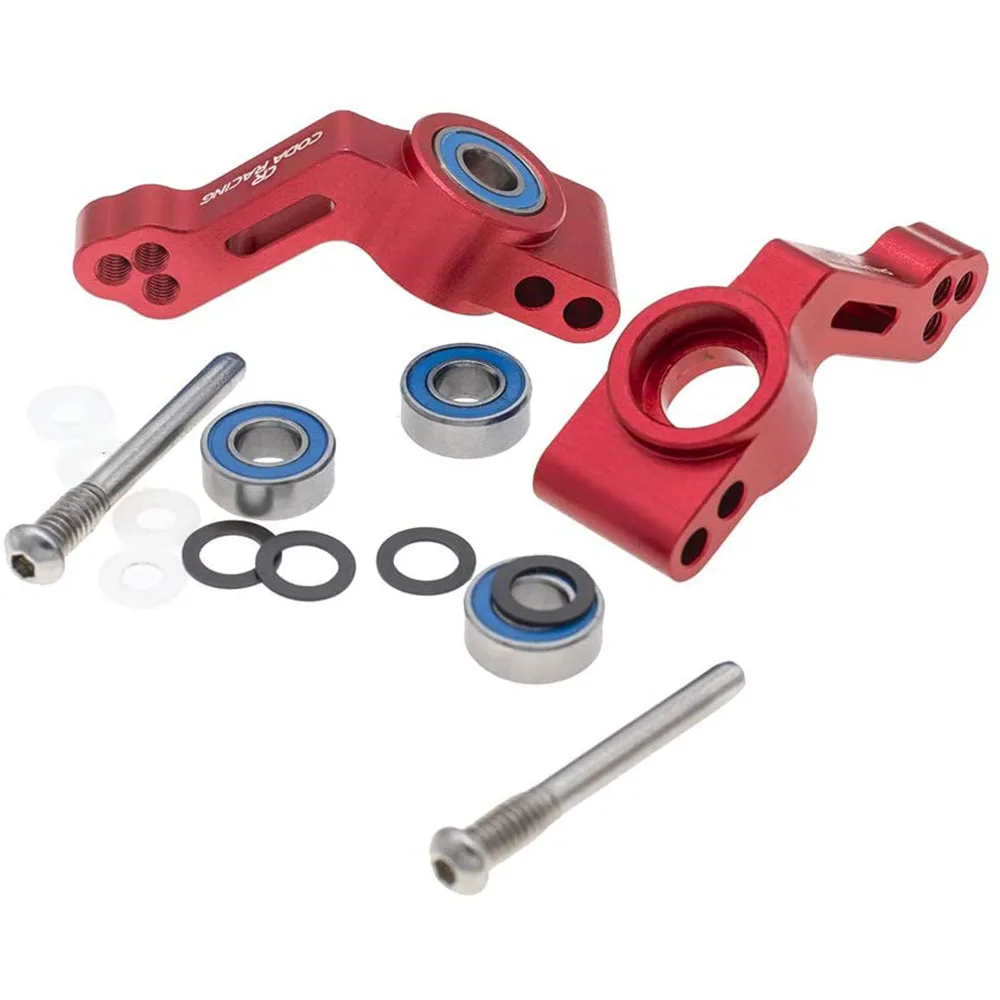 

2pcs RC Alloy Rear Stub Axle Carriers for Traxxas 1/10 2WD Slash, Stampede, Rustler, Bandit-Replaces Part 3752